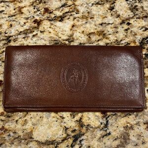 U.S. Polo Assn. Brown Leather Long Wallet